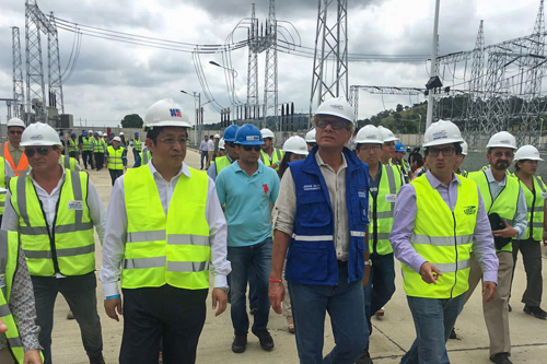 哈电国际承建的厄瓜多尔500kV输变电项目G系统完工